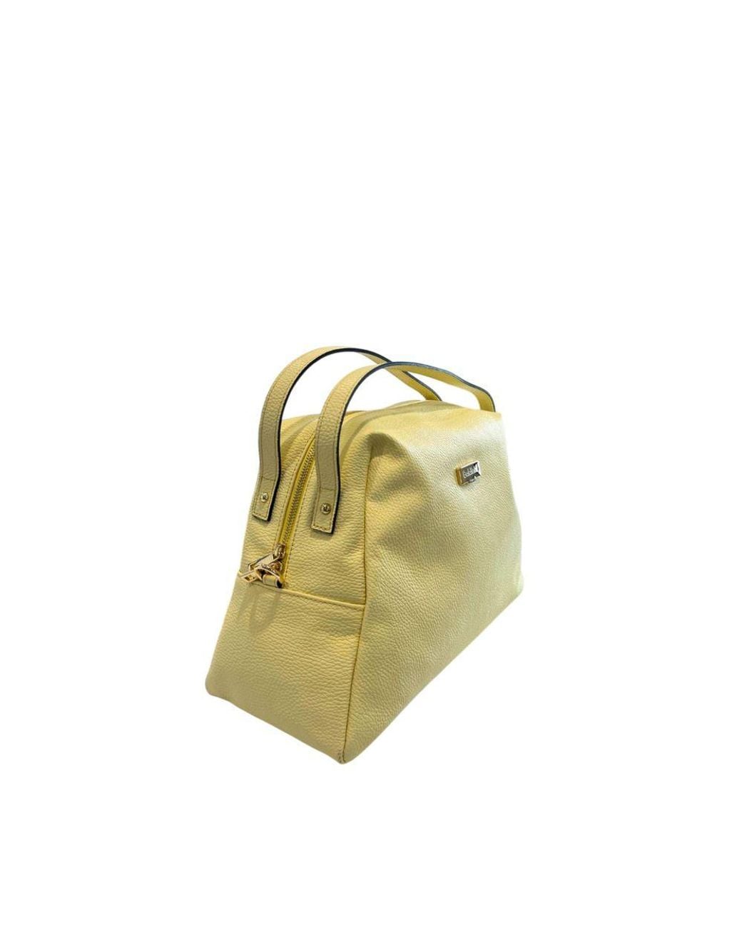 Baldinini Green Yellow Leather Shoulder Bag