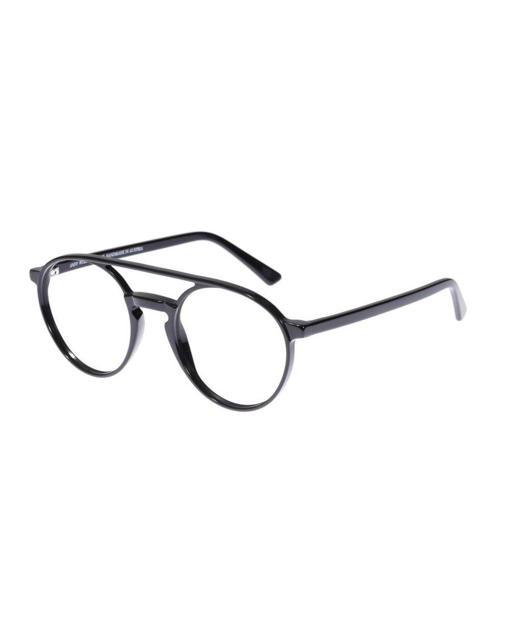 Andy Wolf Black Acetate Glasses (frames)