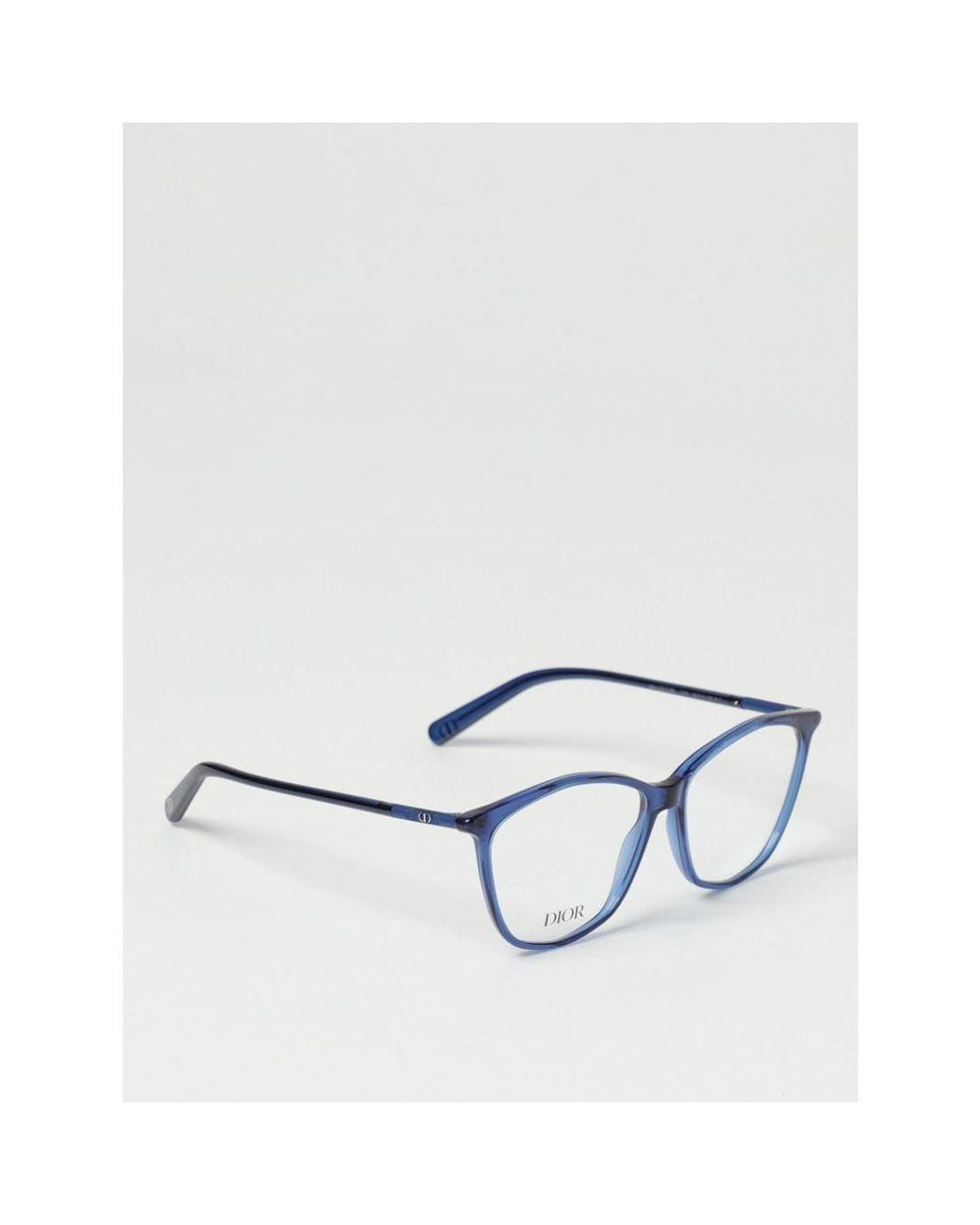 Dior White Blue Plastic Glasses (frames)