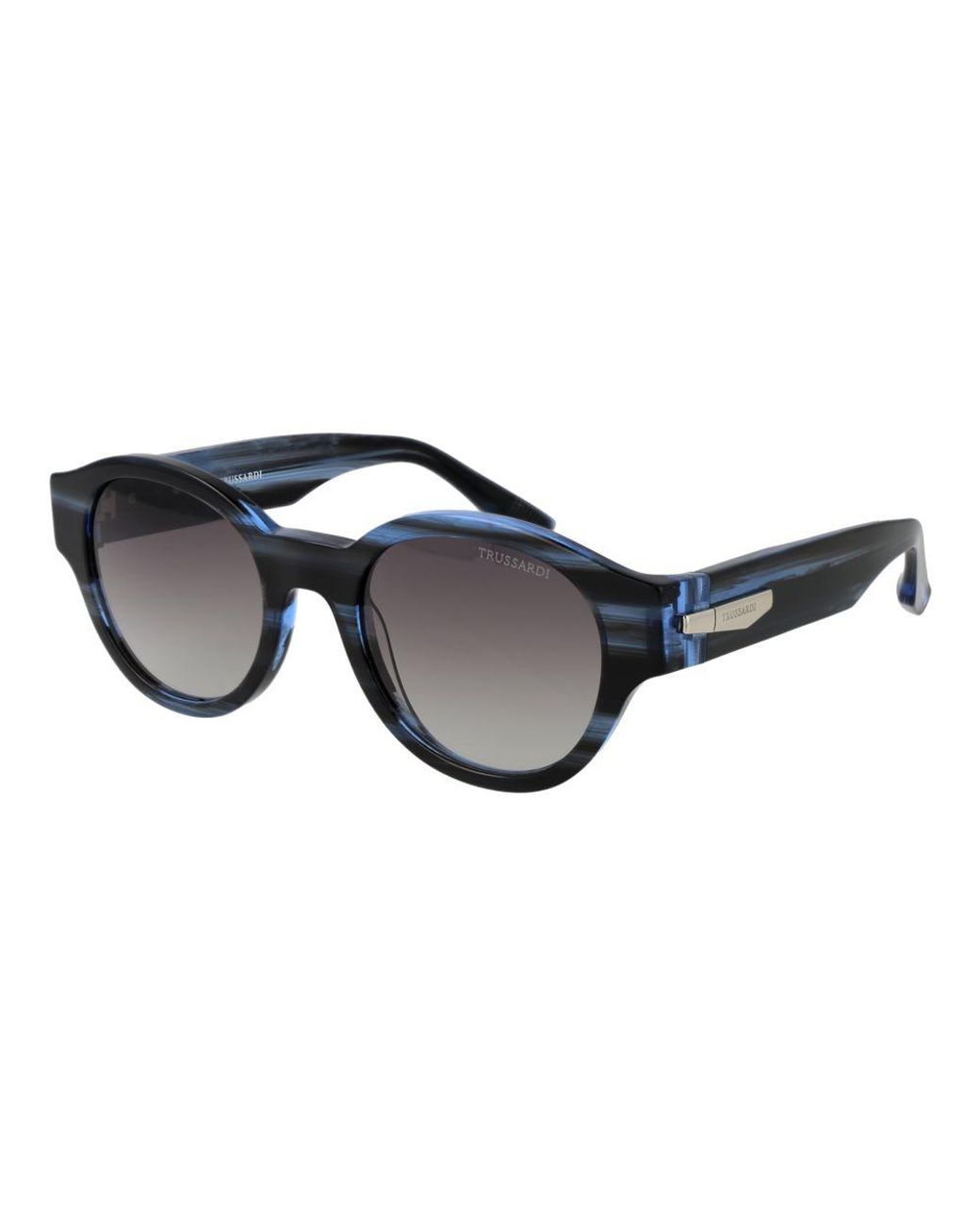 Trussardi Blue Acetate Sunglasses for men
