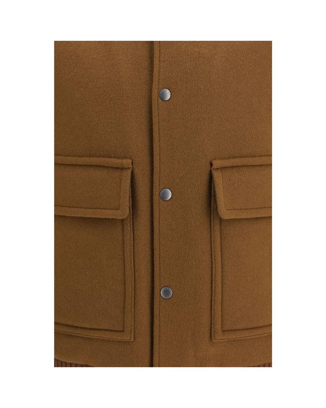 Woolrich Brown Wool Oves Aries Bomber for men