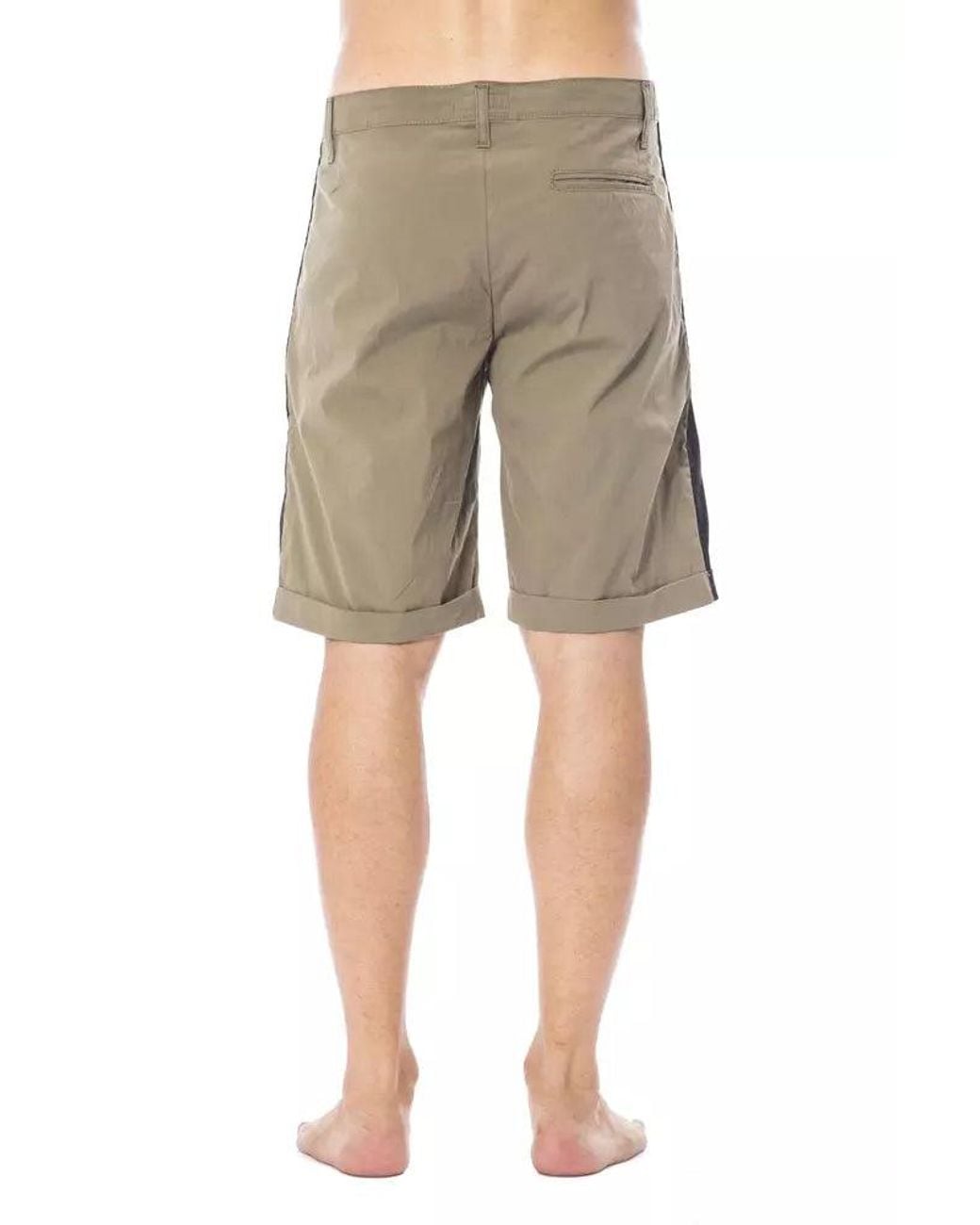 Verri Natural Army-Toned Tailored Shorts for men