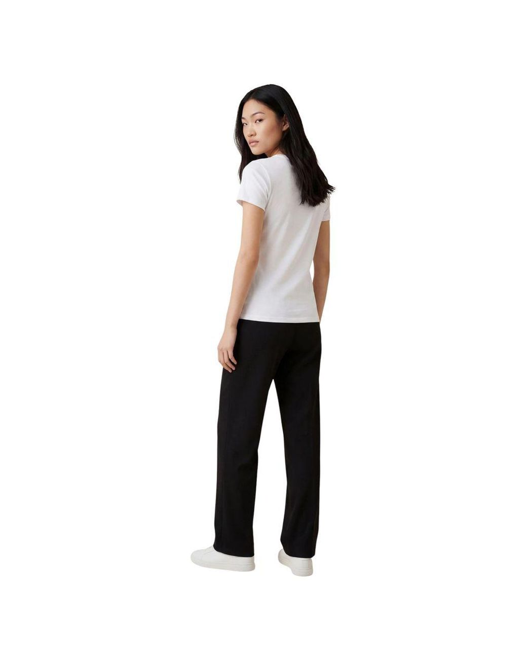 ARMANI EXCHANGE Black Cotton T-Shirt
