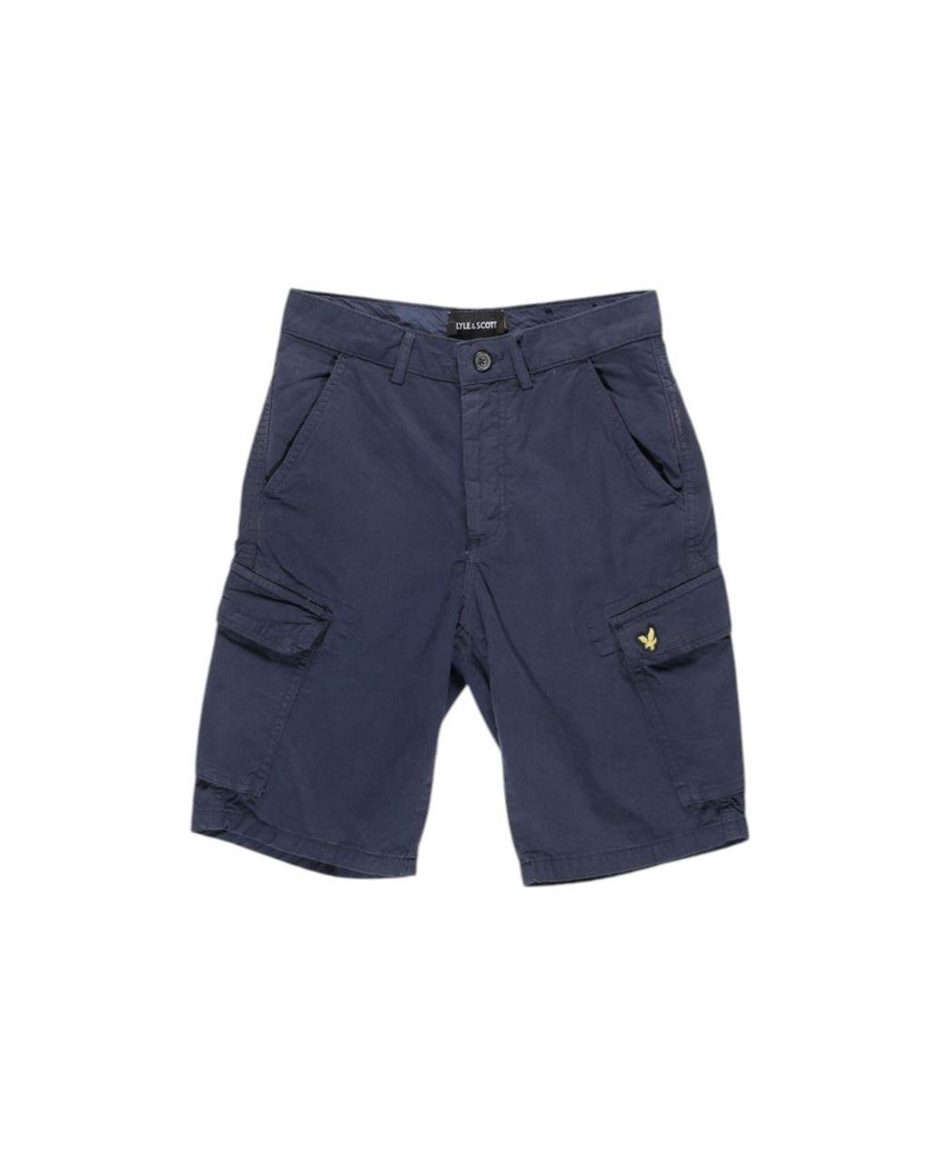 Lyle & Scott Blue Cotton Short for men