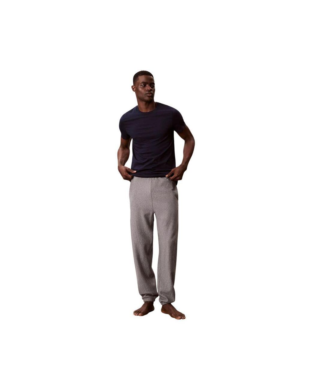 Calvin Klein Blue Cotton Tank Tops for men