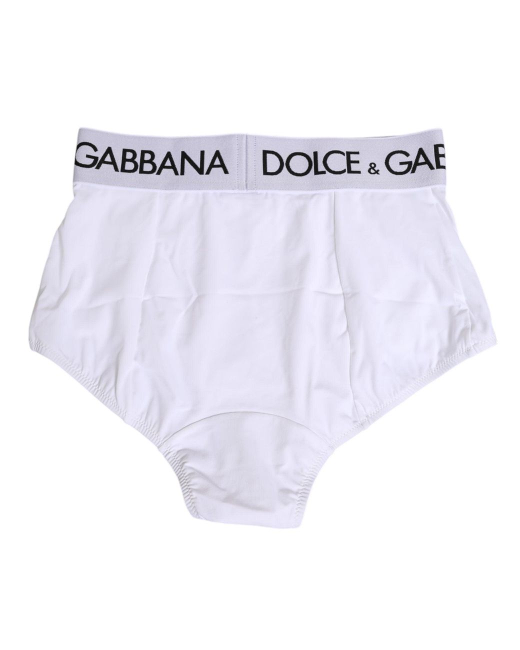 Dolce & Gabbana Blue Nylon Logo Waistband Panty Underwear 25+Pa Clothing