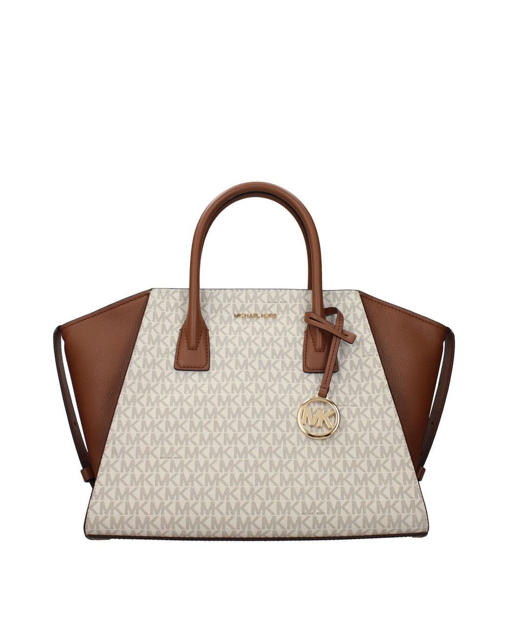 Michael Kors Brown Avril Handbag Fabric/Luggage