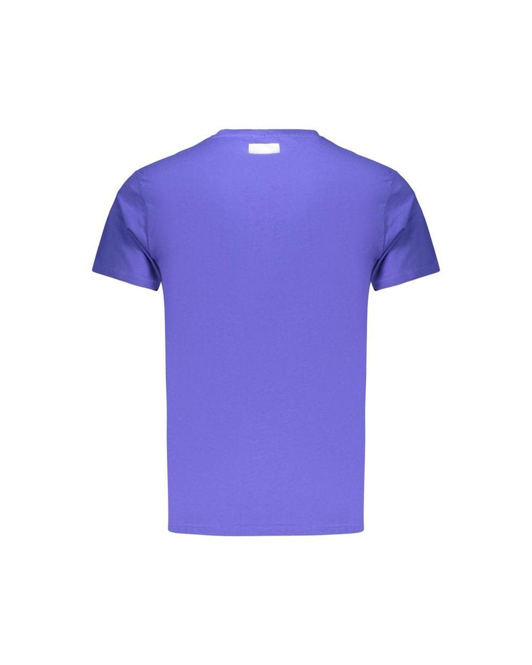 Bikkembergs Purple Blue Cotton Men's T for men