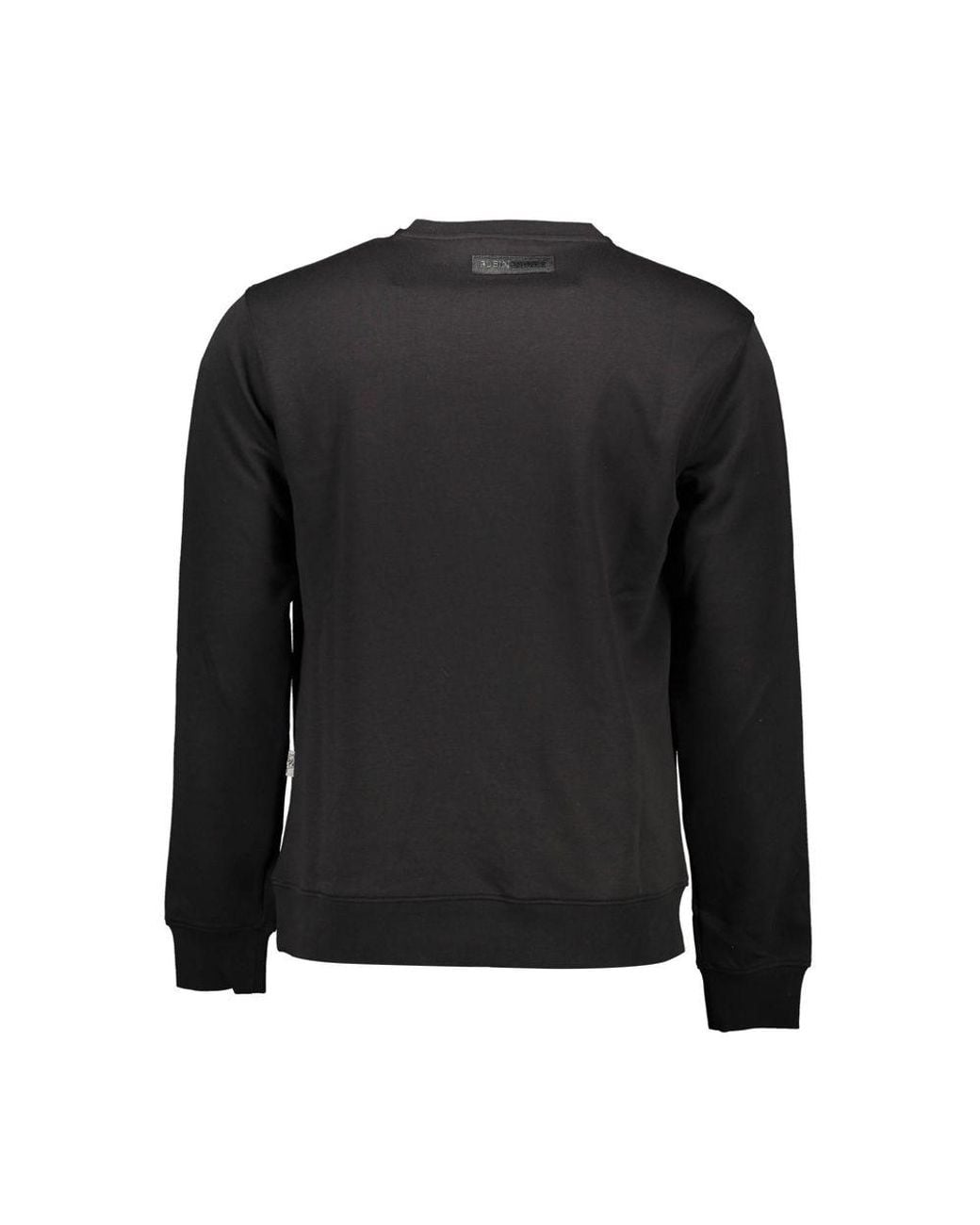 Philipp Plein Black Cotton Men Sweater for men
