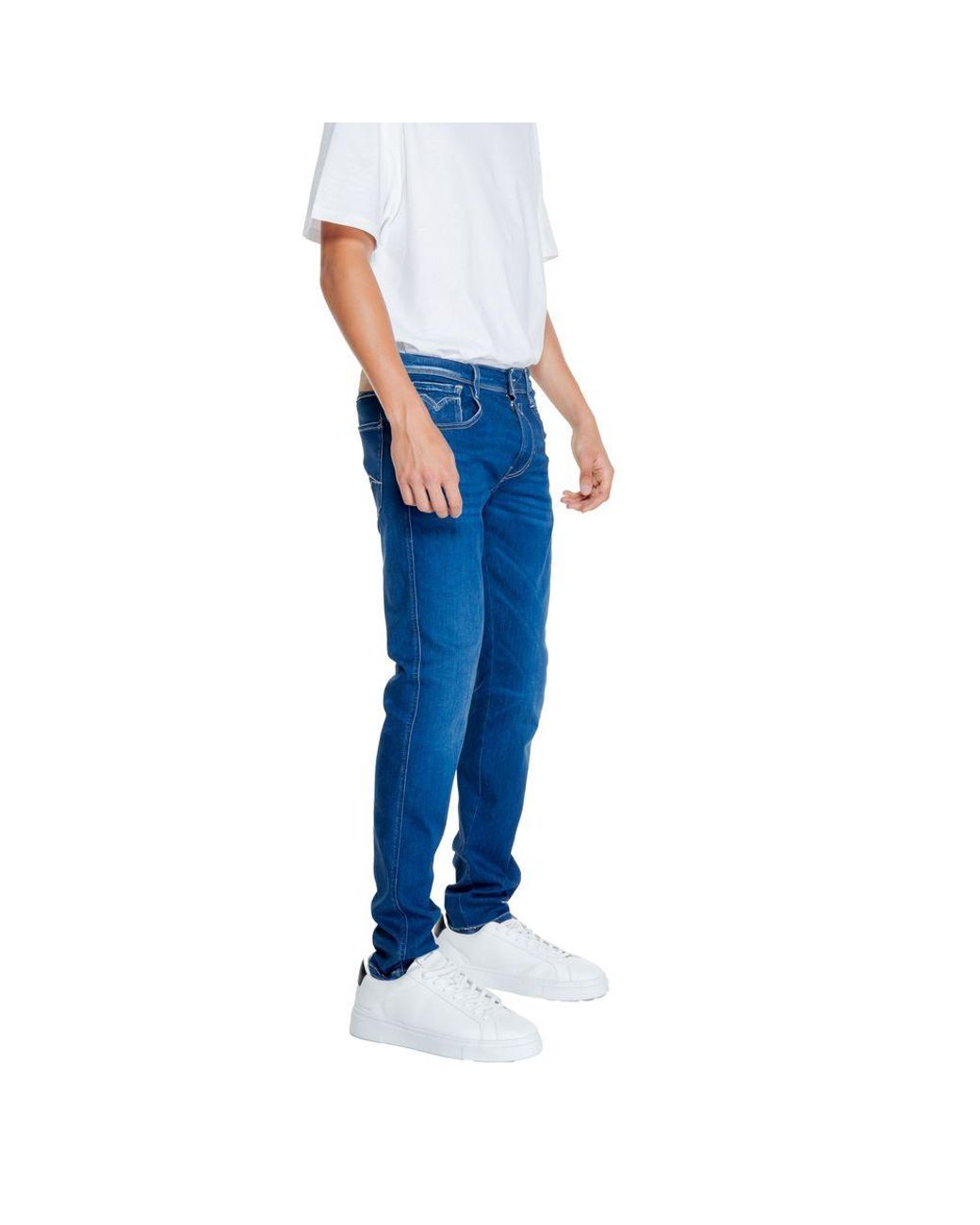 Replay Blue Cotton Jeans & Pant for men