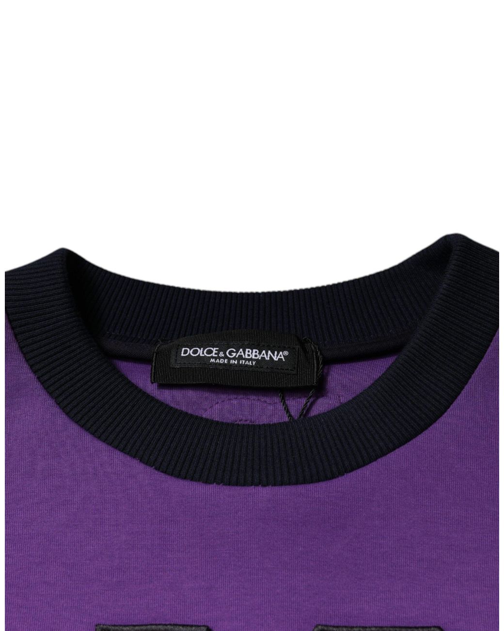 Dolce & Gabbana Pink Multicolor Crew Neck Men Sweatshirt Sweater for men