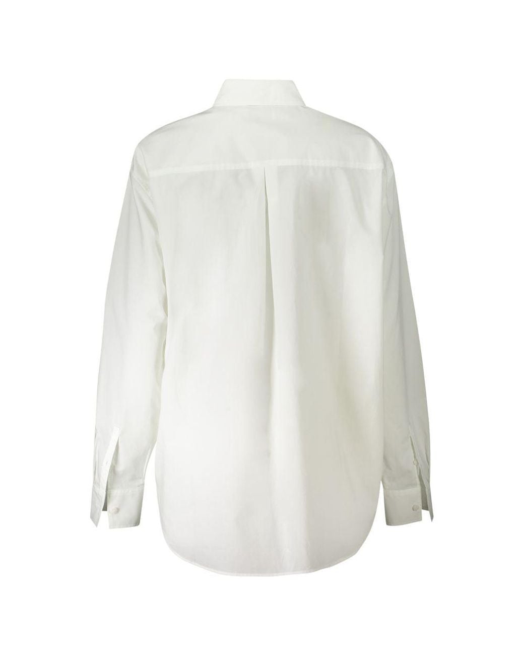 Calvin Klein White Buttondown Long Sleeve Top