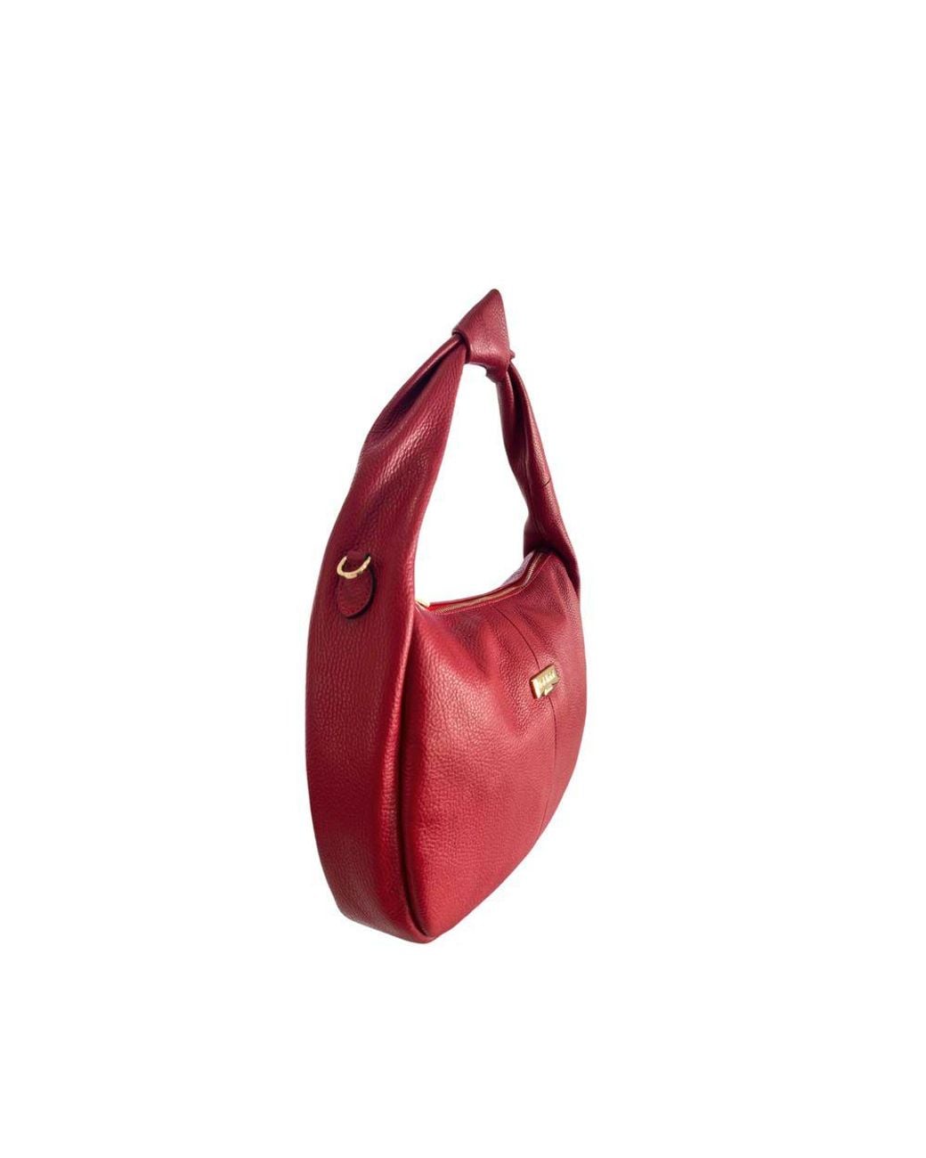 Baldinini Red Leather Shoulder Bag