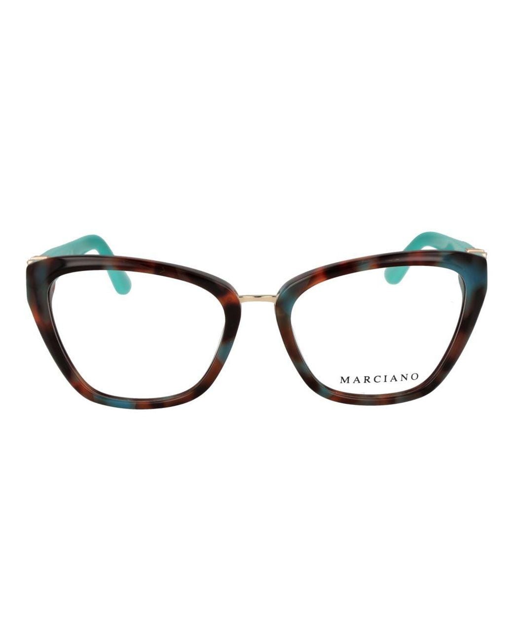 MARCIANO BY GUESS Blue Multicolor Acetate Glasses (frames)
