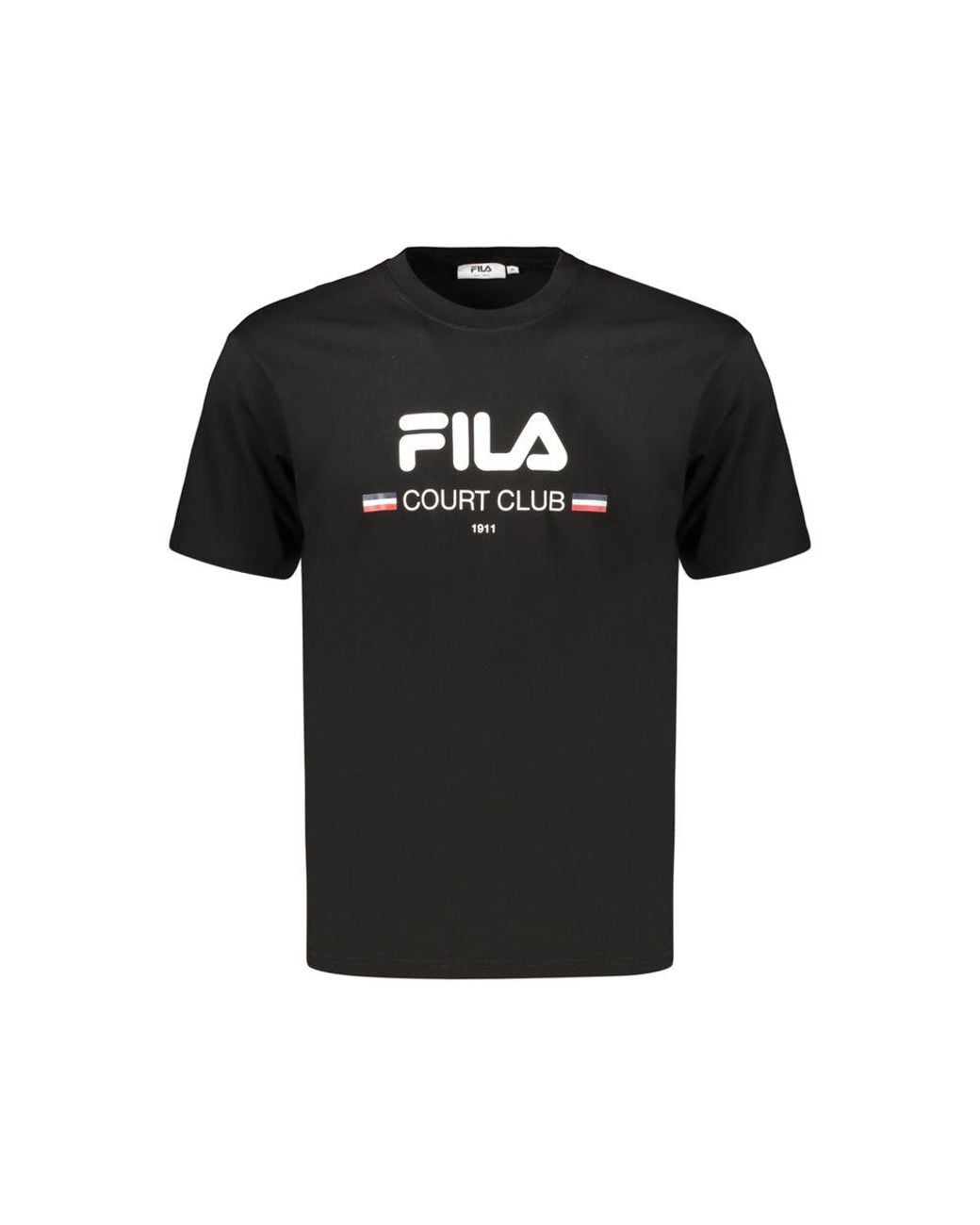 Fila Black Cotton Men's T for men