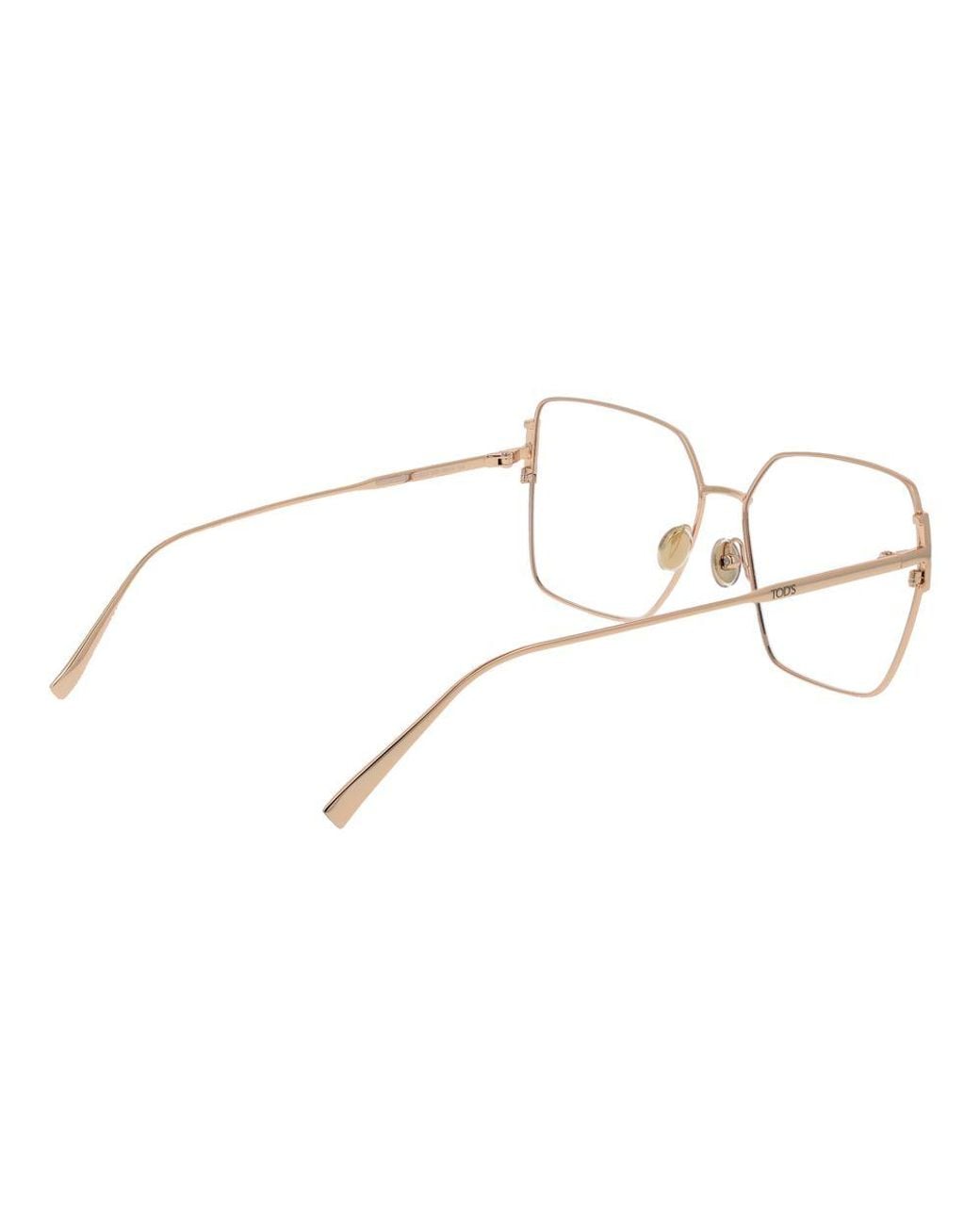 Tod's Metallic Gold Metal Glasses (frames)