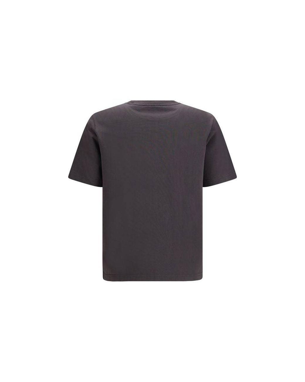 Maison Kitsuné Blue Gray Organic Cotton T for men