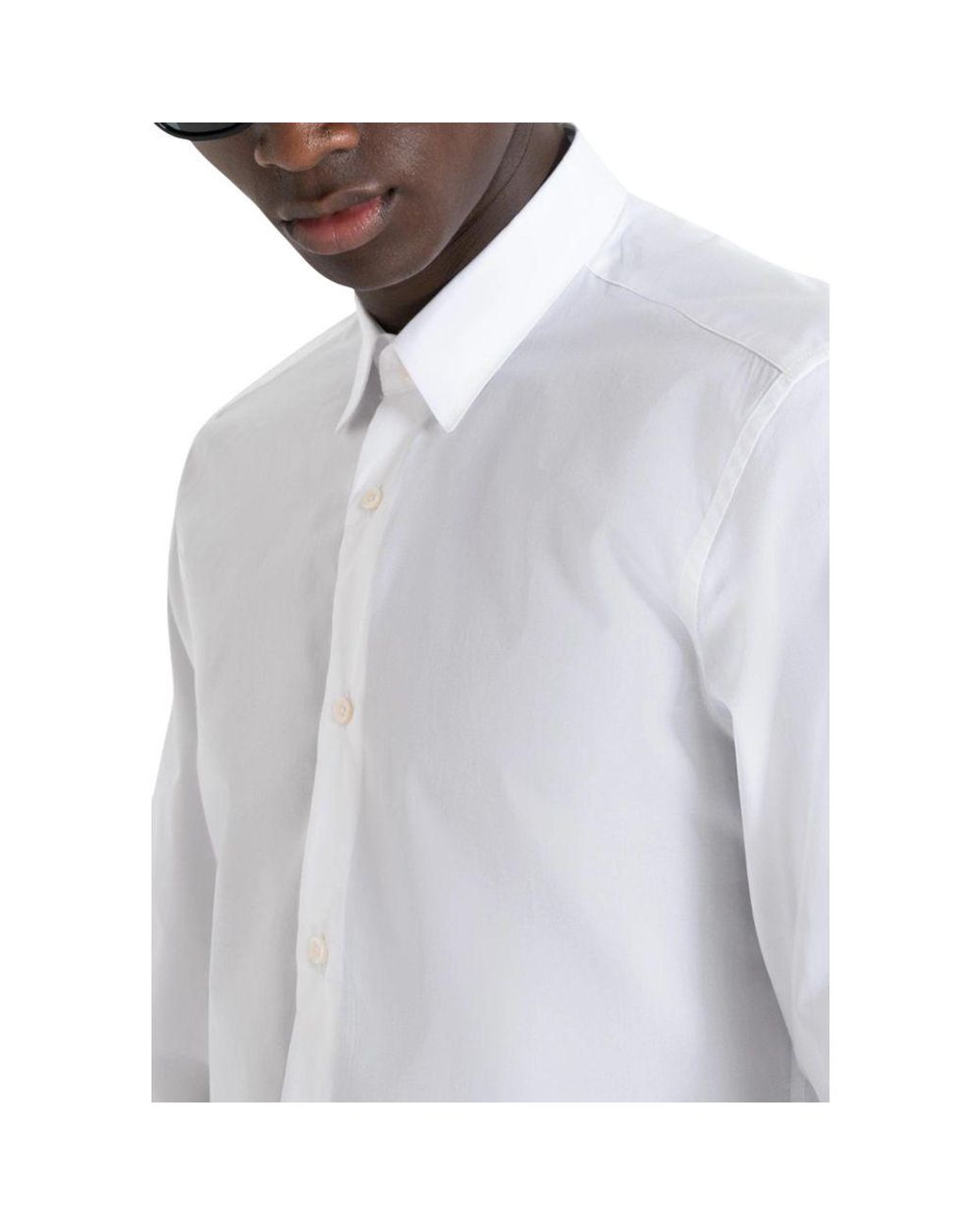 Antony Morato White Cotton Dress Shirt for men