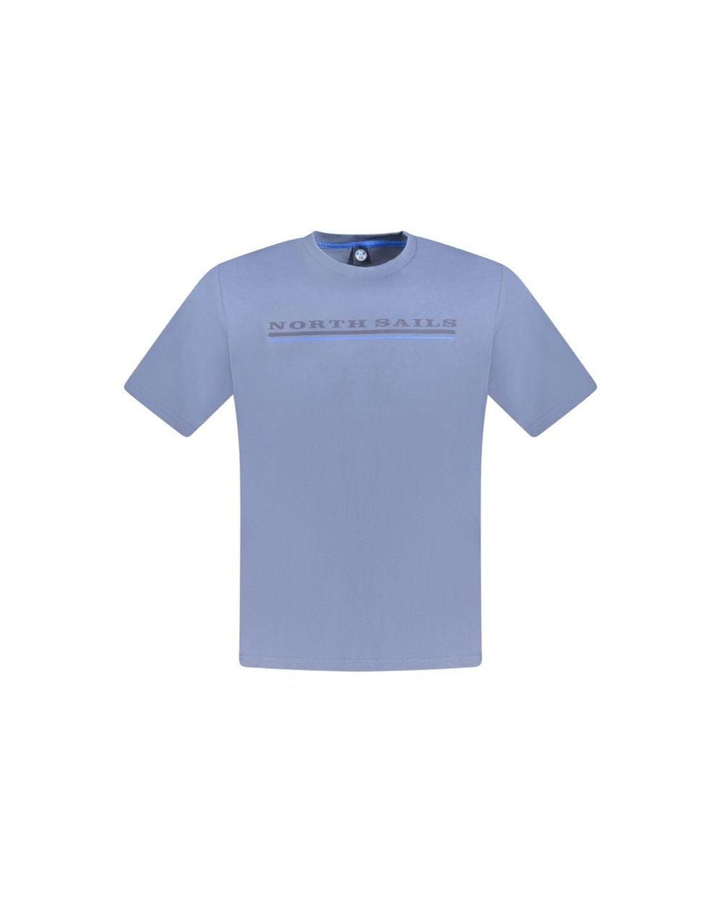 North Sails Blue Cotton T-Shirt for men