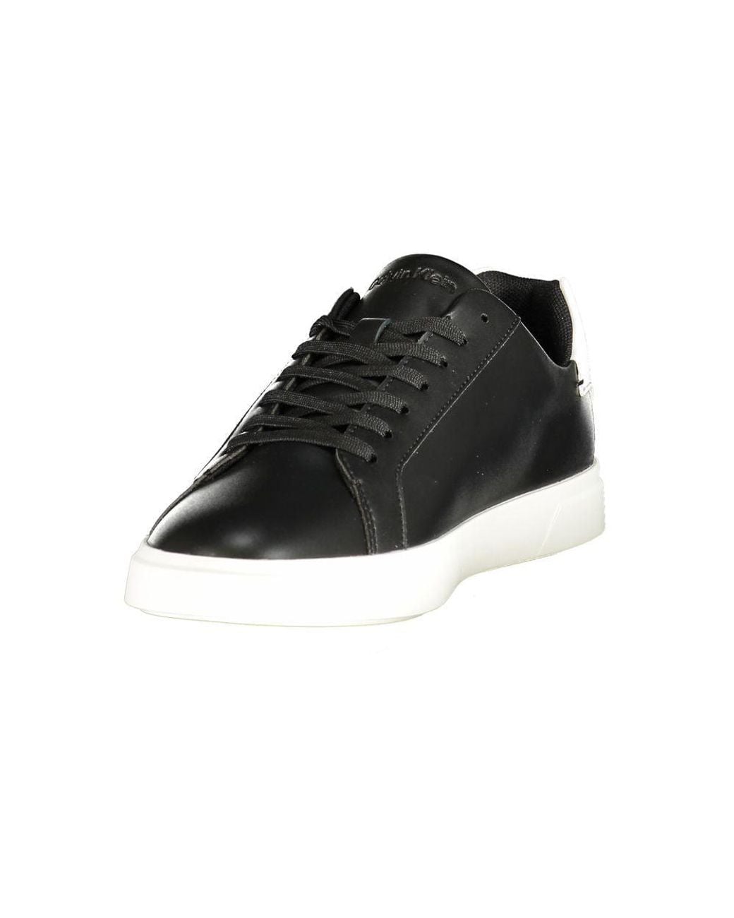 Calvin Klein Black Polyurethane S Sneaker