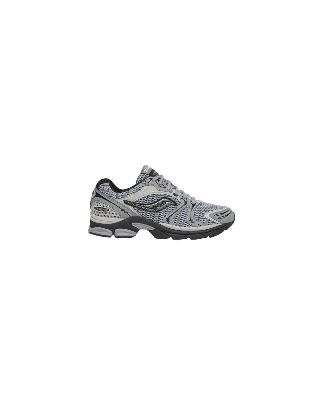 Saucony Gray Synthetic Athletic Sneakers for men