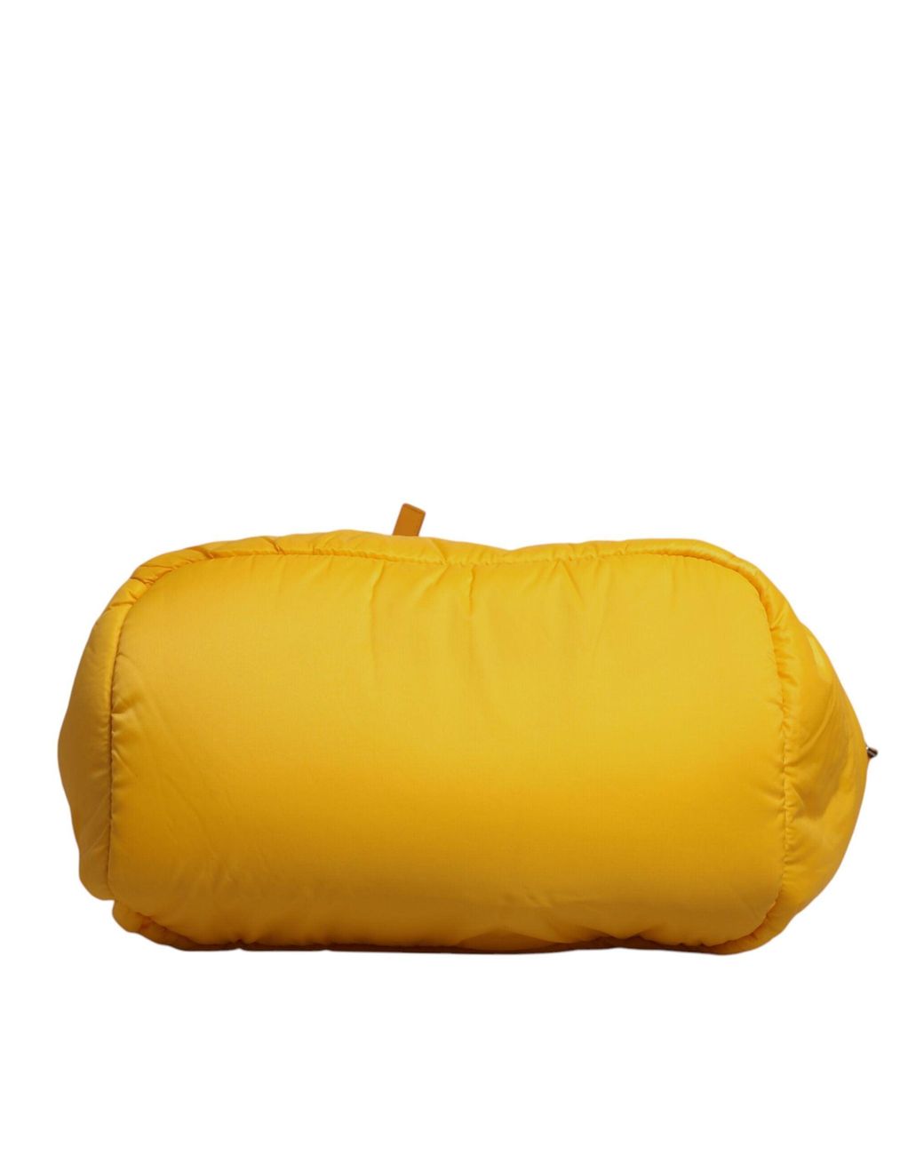 Dolce & Gabbana Yellow Orange Nylon Logo Plaque Hand Shoulder Duffle Bag for men
