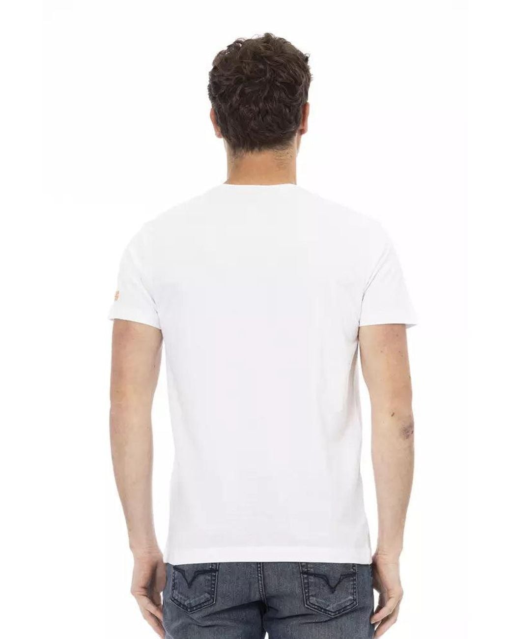 TRUSSARDI ACTION White Cotton Men T for men