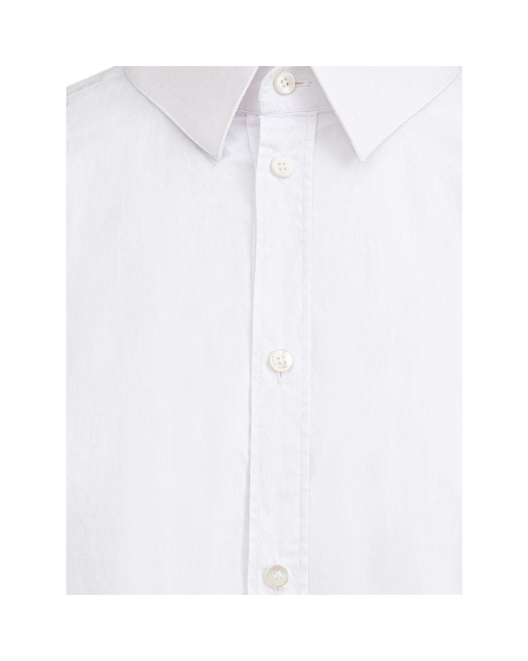 Dolce & Gabbana White Cotton Dress Shirt for men