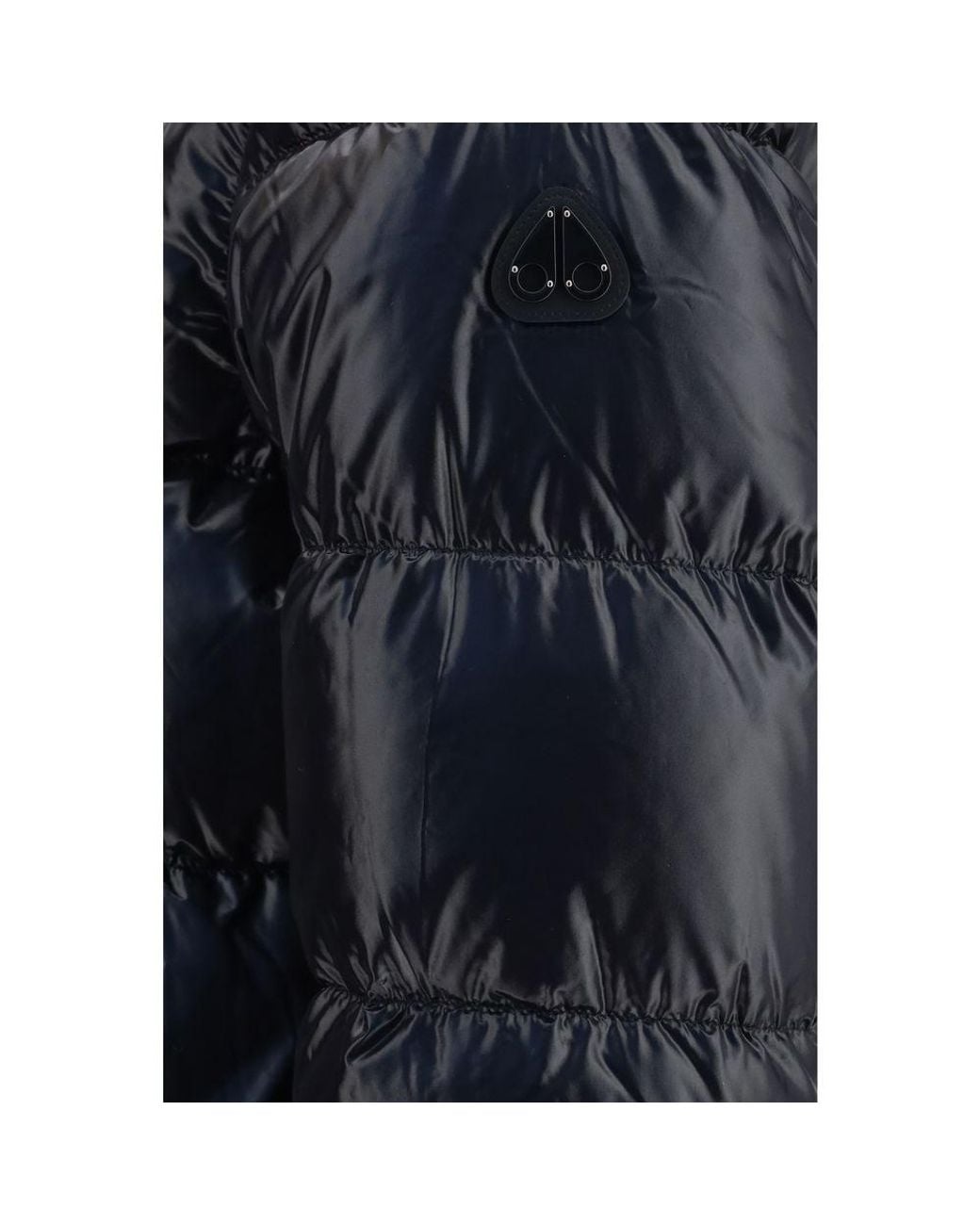 Moose Knuckles Black Nylon Full