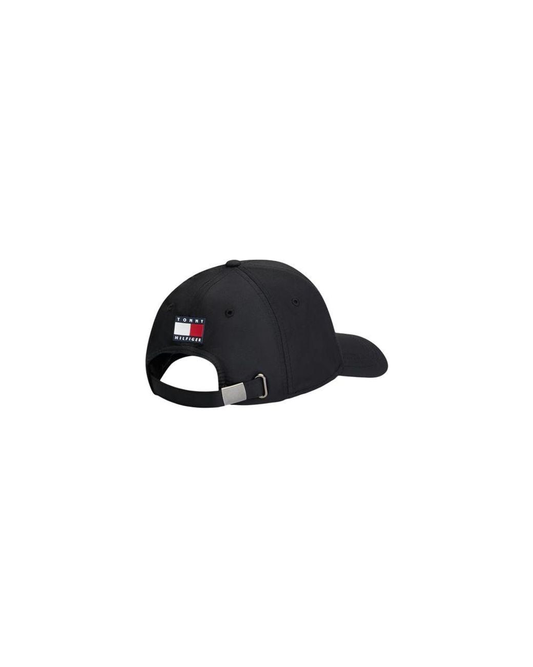 Tommy Hilfiger Black Recycled Polyester Cap (baseball Hat) for men