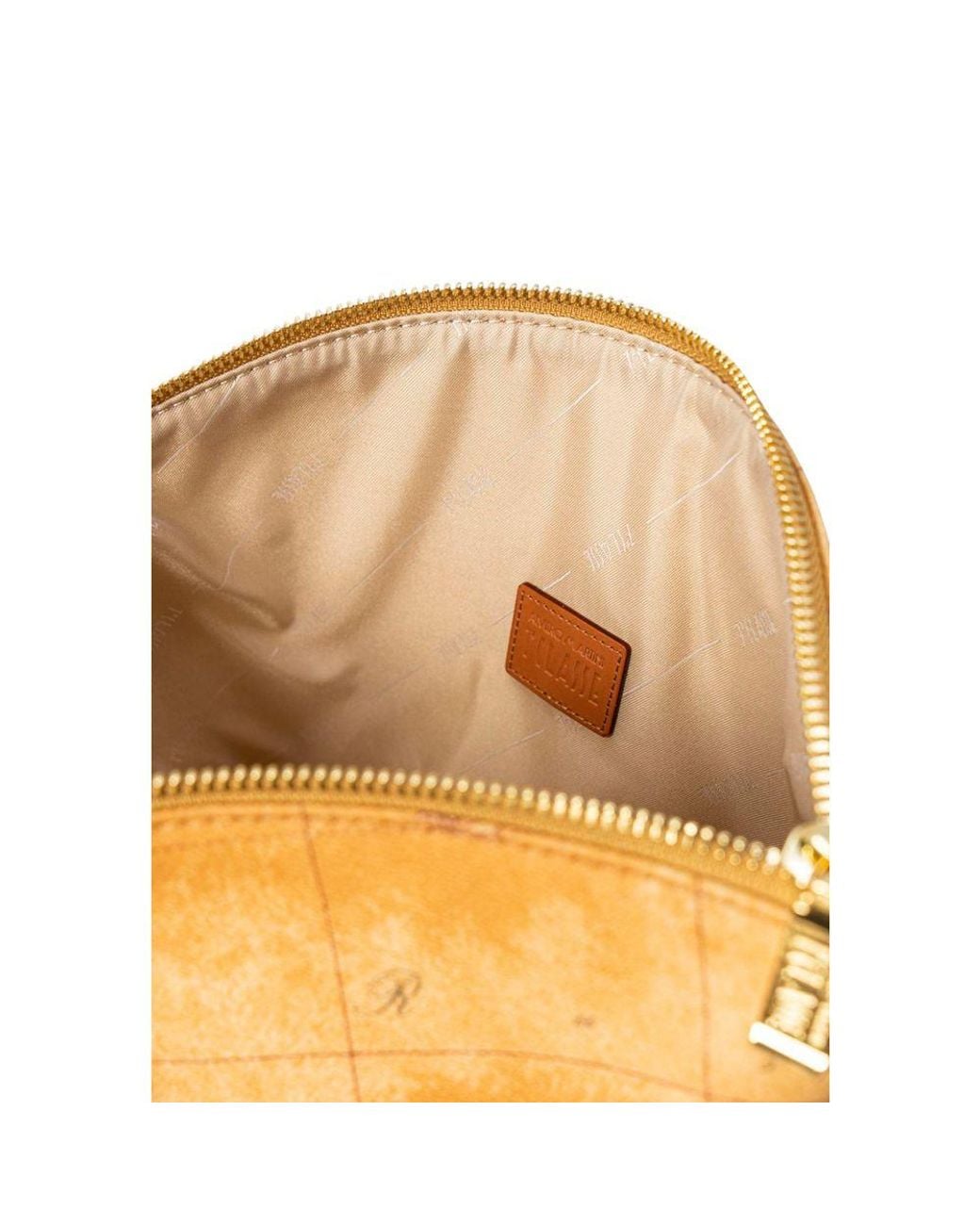 Alviero Martini 1A Classe White Cotton Clutch Bag