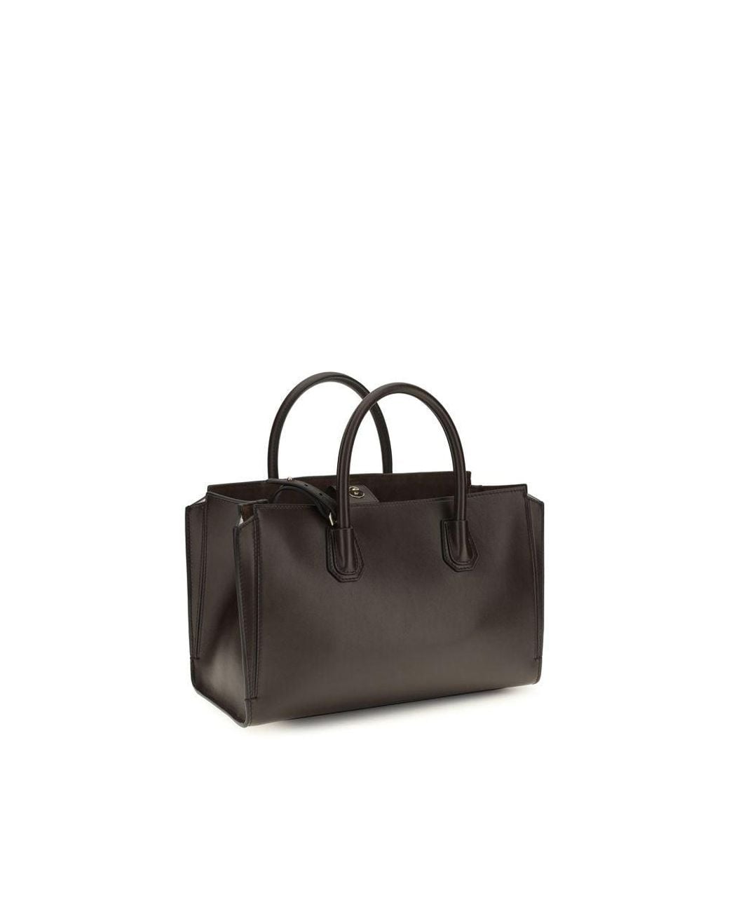 Givenchy Black Brown Calf Leather Bos Taurus Handbag