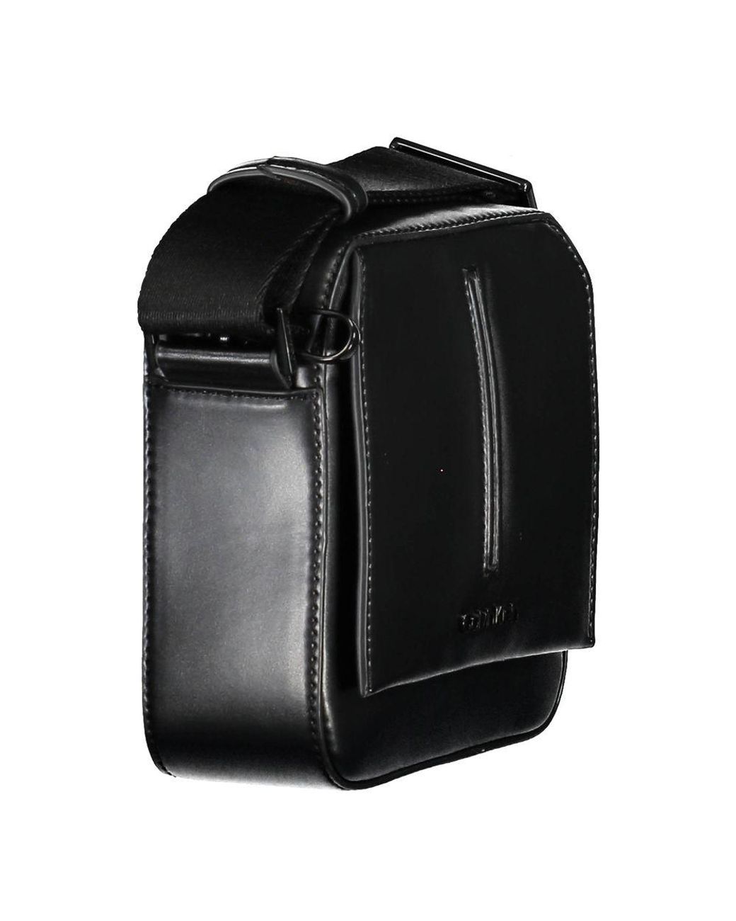 Calvin Klein Black Polyester Shoulder Bag for men