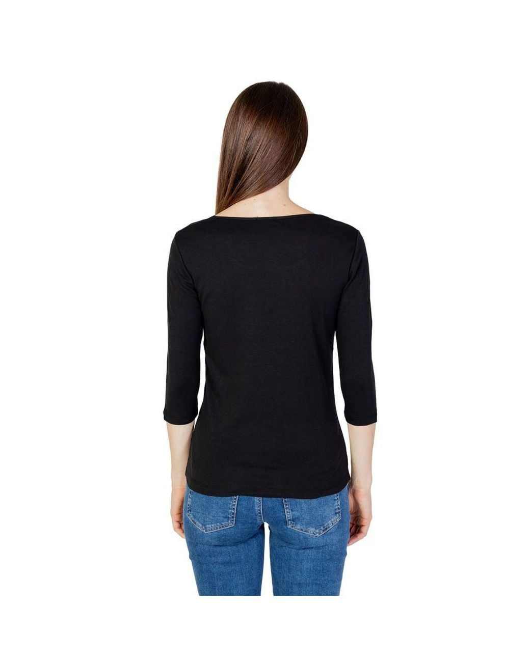 Street One Black Cotton Tops & T