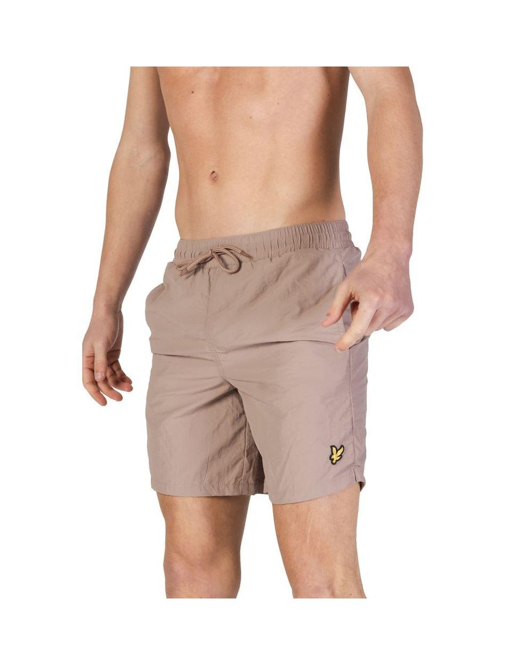 Lyle & Scott Natural Gray Nylon Swimwear for men