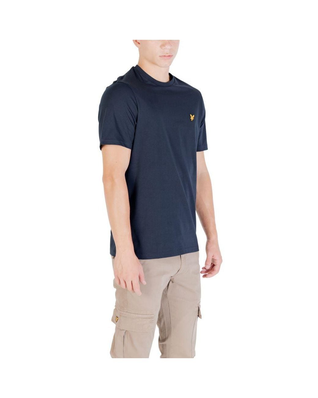 Lyle & Scott Blue Cotton T for men