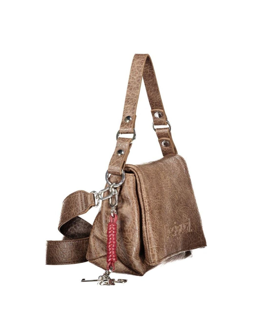 Desigual Brown Polyurethane 's Bag