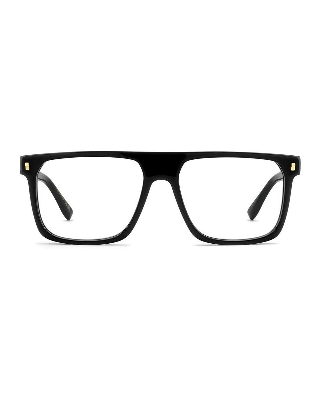 DSquared² Multicolor Black Acetate Glasses (frames) for men