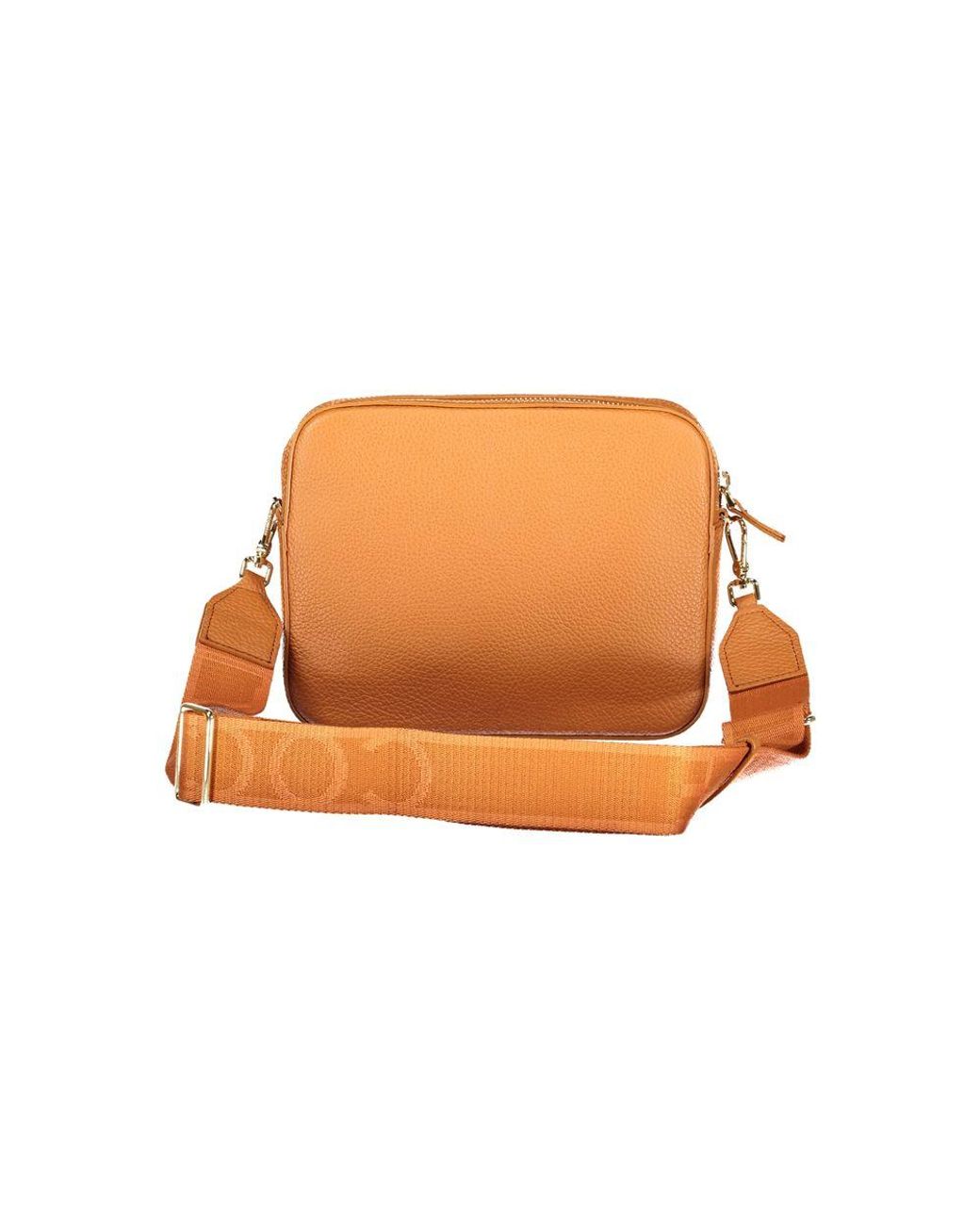 Coccinelle Orange Arancione Leather Handbag