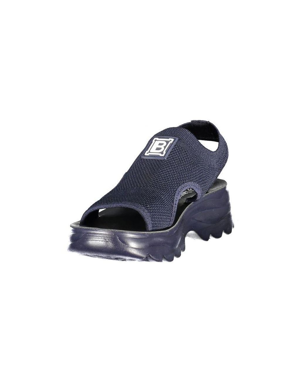 Laura Biagiotti Blue Polyester Sandal