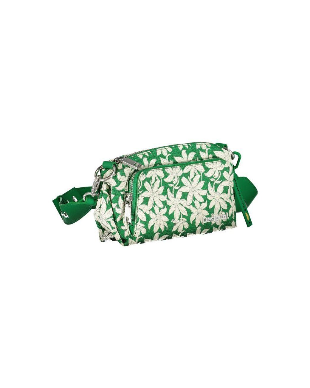 Desigual Green Verde Polyurethane Woman Shoulder Bag