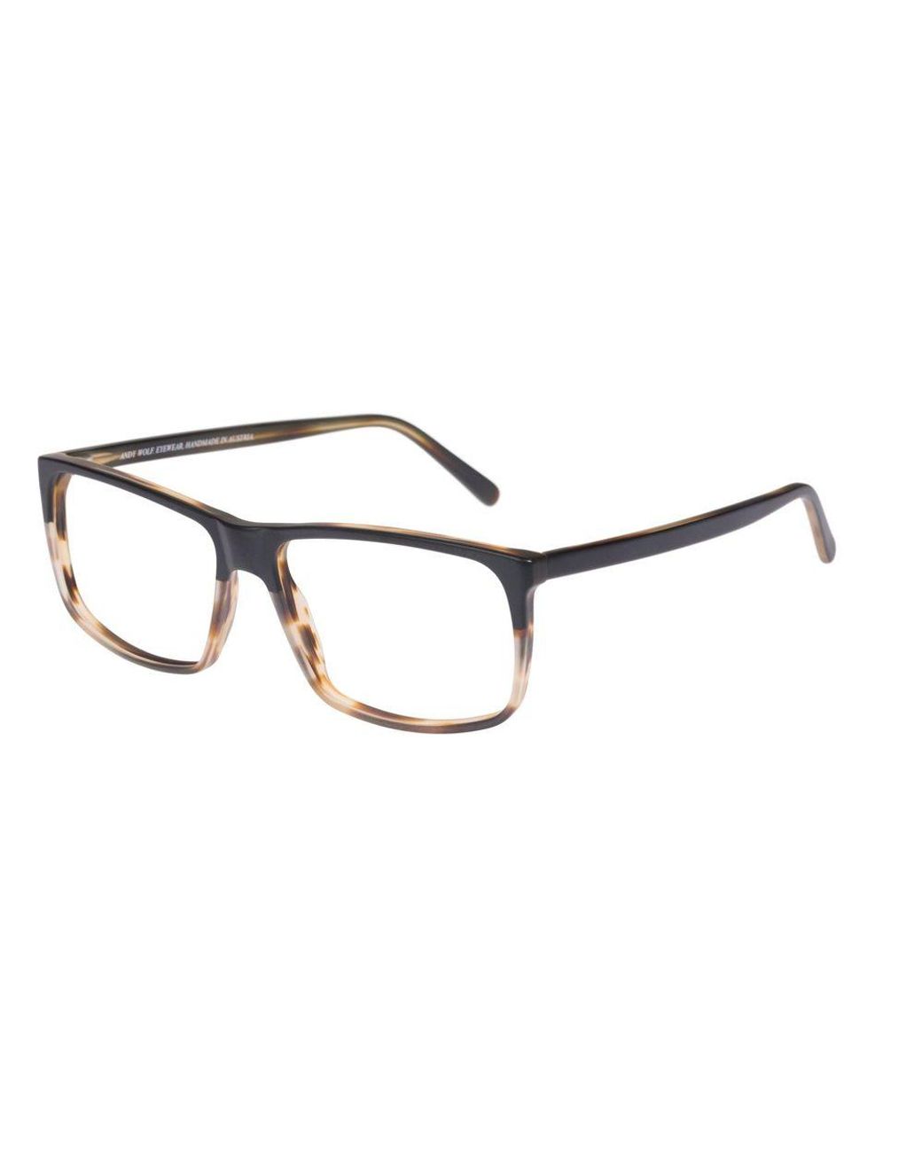 Andy Wolf Black Brown Acetate Glasses (frames) for men