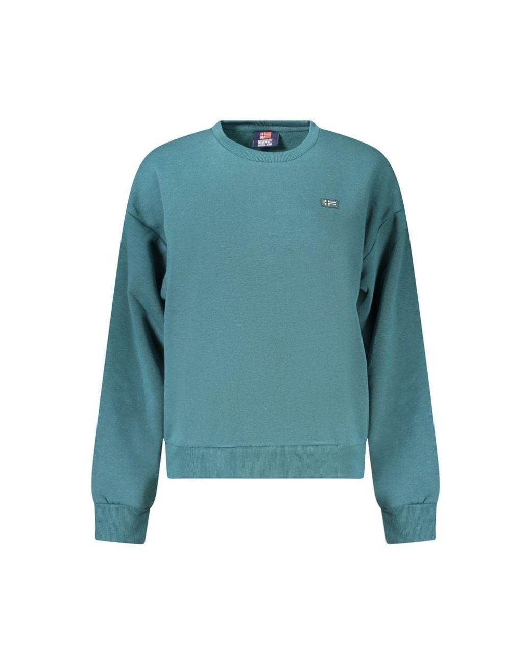 Norway 1963 Blue Verde Cotton S Sweatshirt