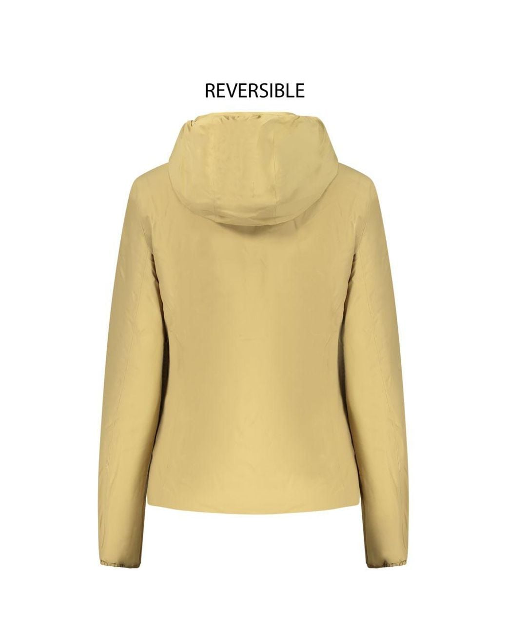 K-Way Yellow Beige Nylon S Jacket - S
