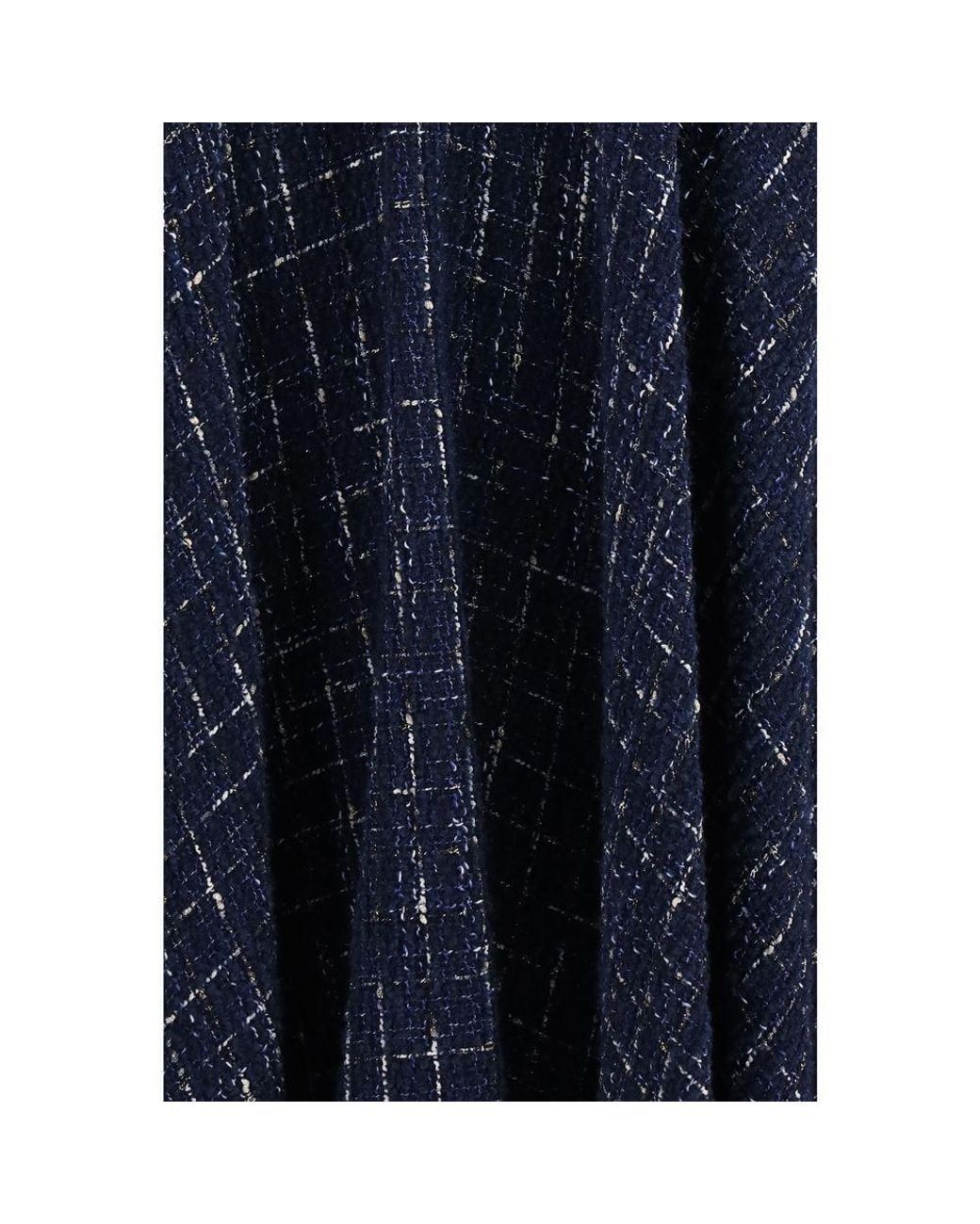 Sara Roka Blue Polyester Long Skirt