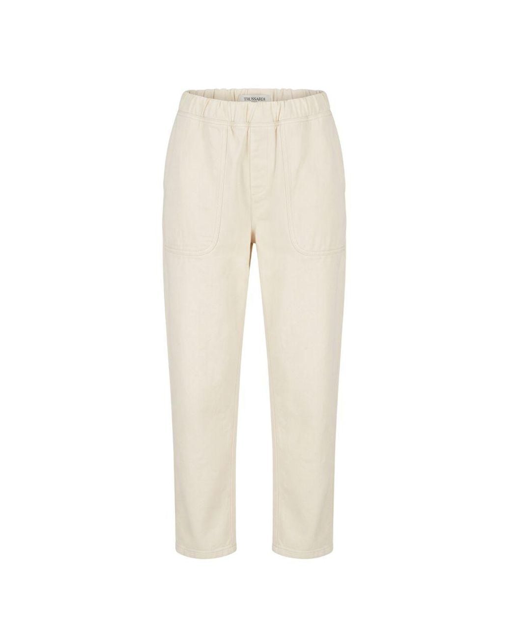 Trussardi Natural Beige Cotton Men Pants for men
