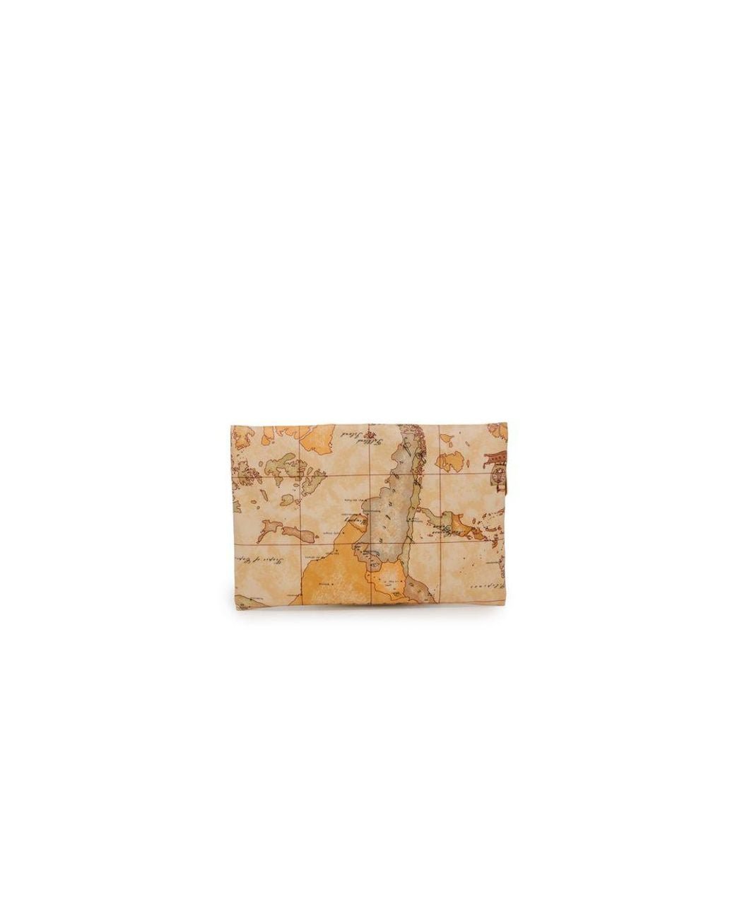 Alviero Martini 1A Classe Natural Beige Polyester Clutch Bag