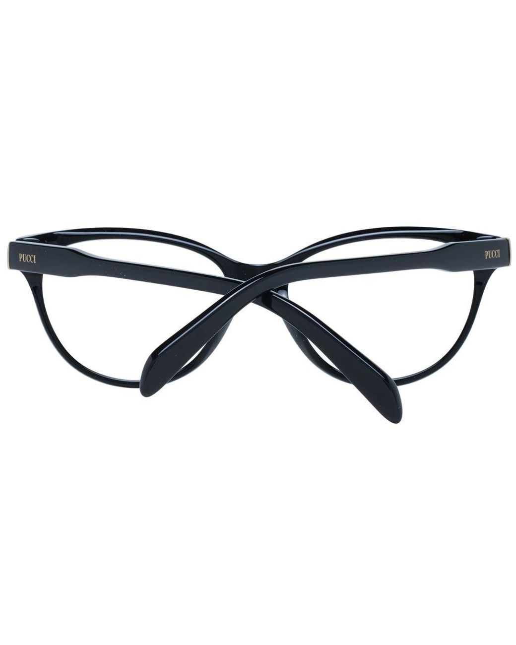 Emilio Pucci Black Multicolor Optical Frames
