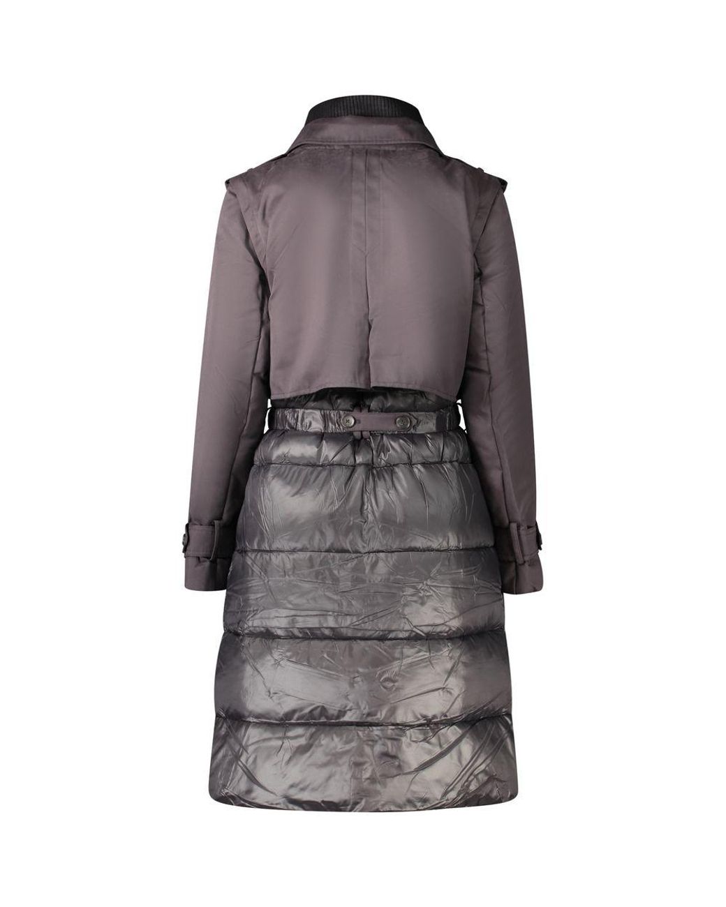 Desigual Gray Nero Polyester Jacket