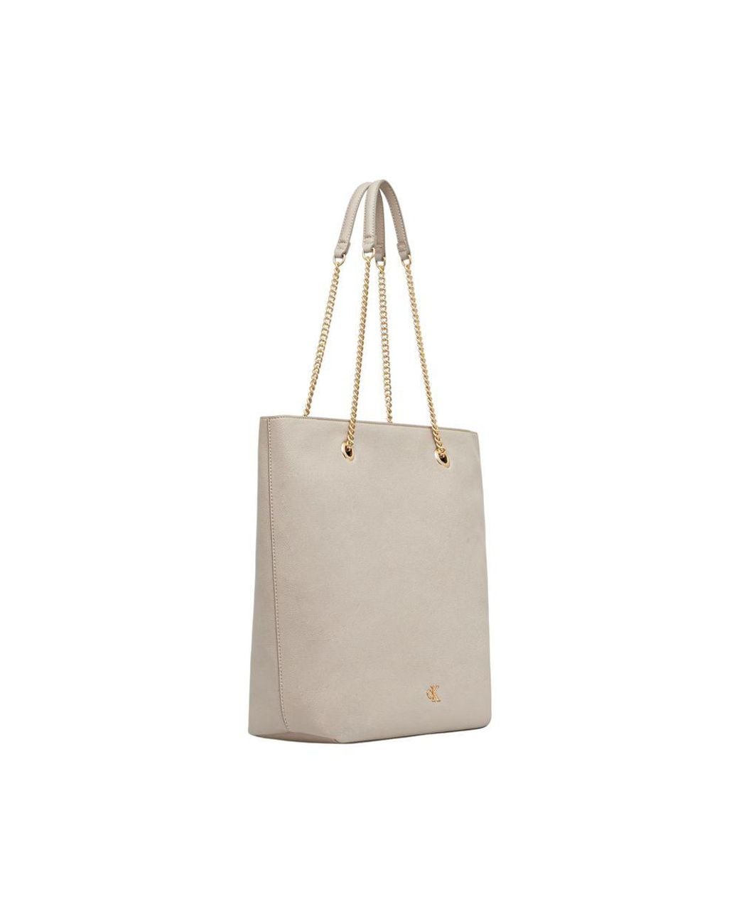 Calvin Klein Natural Beige Polyethylene Handbag
